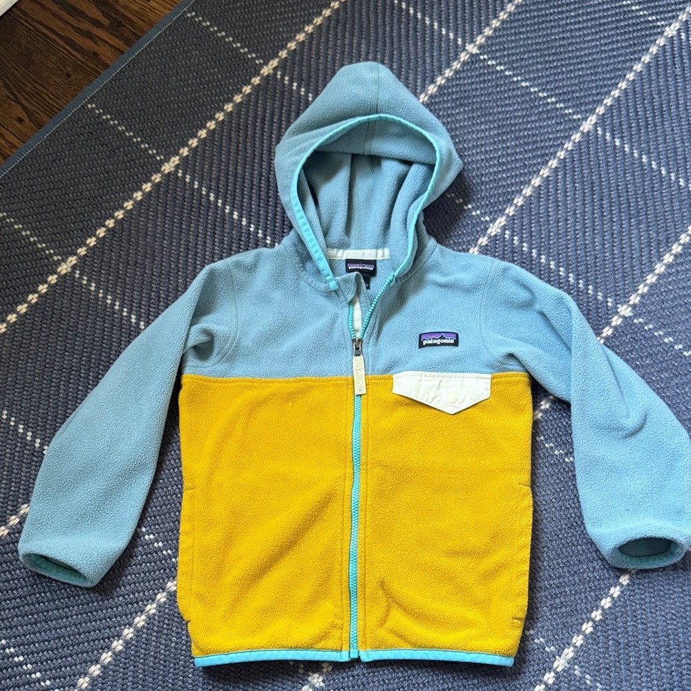Kids Patagonia zip up fleece